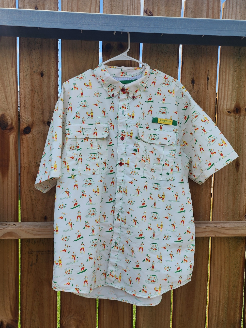 Magellan Outdoors Luchadores Fishing Shirt Mens L